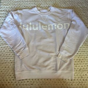 Lululemon perfectly oversized graphic crewneck
